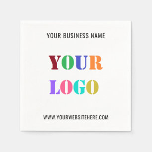 Custom Company Logo Promotional Business Napkins