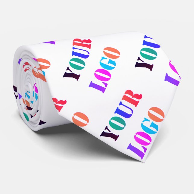Custom Company Logo Promotional Business Neck Tie (Rolled)