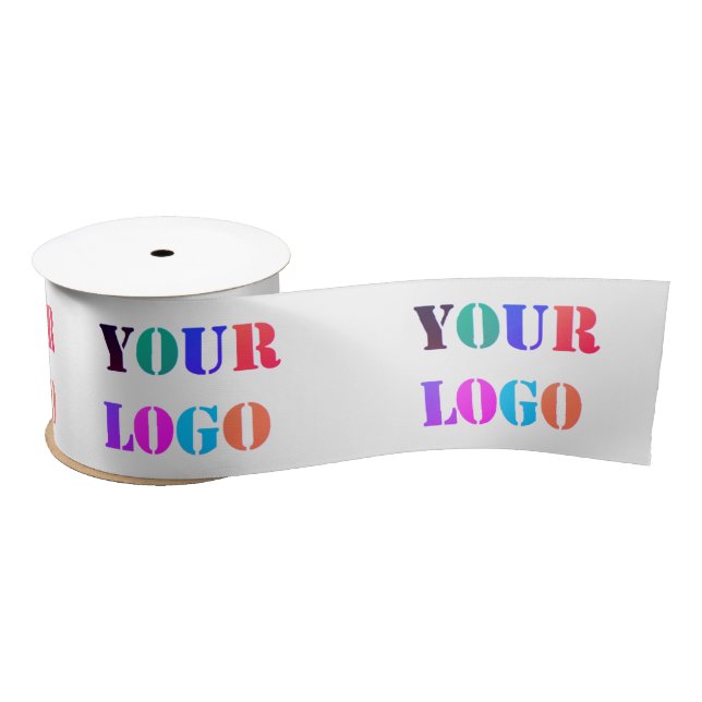 Custom Company Logo Promotional Business Ribbon Satin Ribbon (Spool)