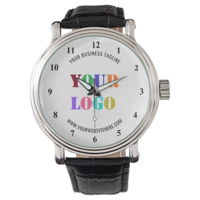 Custom Company Logo Promotional Business Watch (Front)
