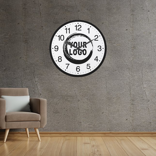 Custom Company Logo Promotional Large Clock (Creator Uploaded)