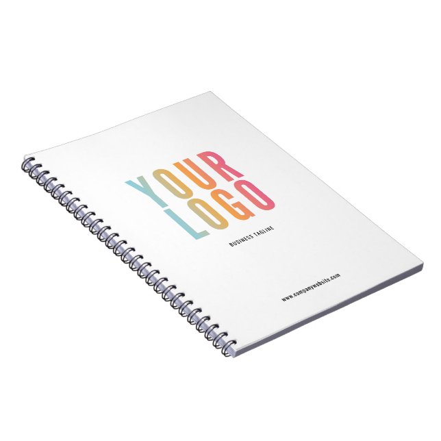 Custom Company Logo Promotional Notebook (Right Side)