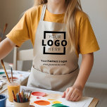 Custom Company Logo Promotional Uniform School Kids Apron<br><div class="desc">Easily personalise this custom apron with your own company logo. Promotional aprons custom branded with your business logo can be a uniform for employees,  wait staff,  and workshops,  or promotional giveaways for customers. This apron with pocket is ideal for kids. Available in other colours. No minimum order quantity.</div>