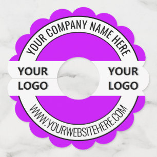Custom Company Logo Promotional Wine Glass Tags