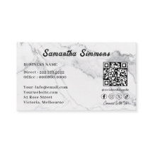 Custom Company Logo QR Code Employee Simple Trendy