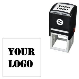 Custom Company Logo Self-inking Stamp Example
