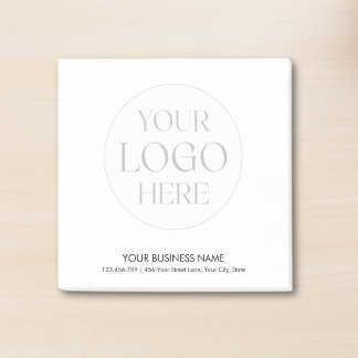 Custom Company Logo Simple Promotional Business Post-it Notes