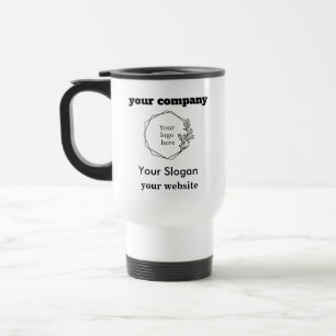 Custom Company Logo  slogan Promotional Travel Mug