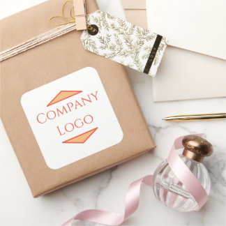Custom Company Logo  Square Sticker