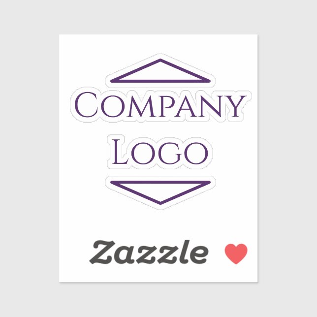 Custom Company Logo Stickers (Sheet)