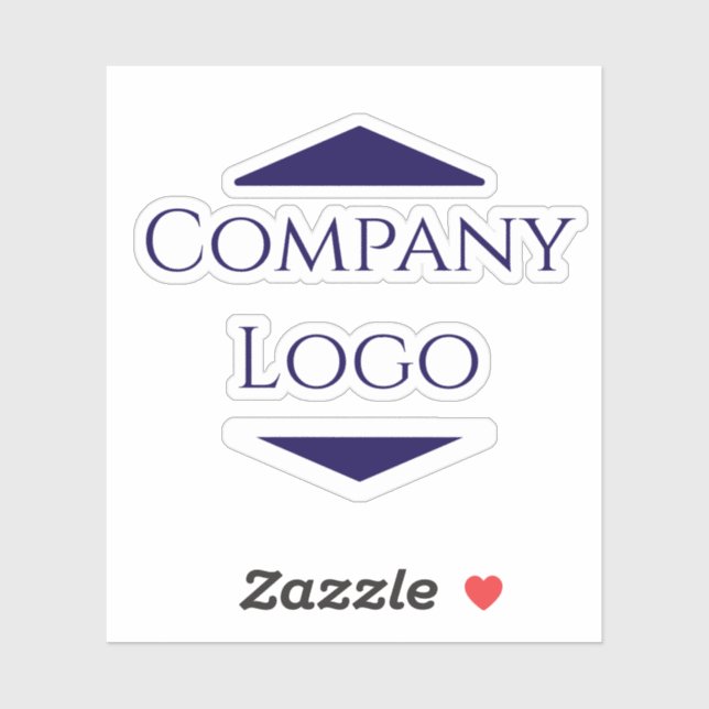 Custom Company Logo Stickers (Sheet)