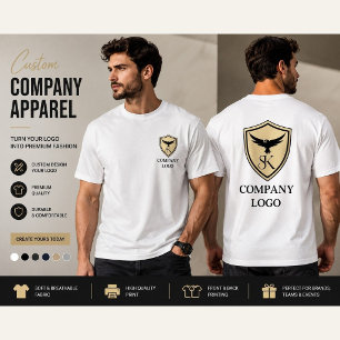 Custom Company Logo T-Shirt   Personalised Busines