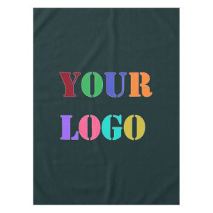Custom Company Logo Tablecloth - Choose Colour