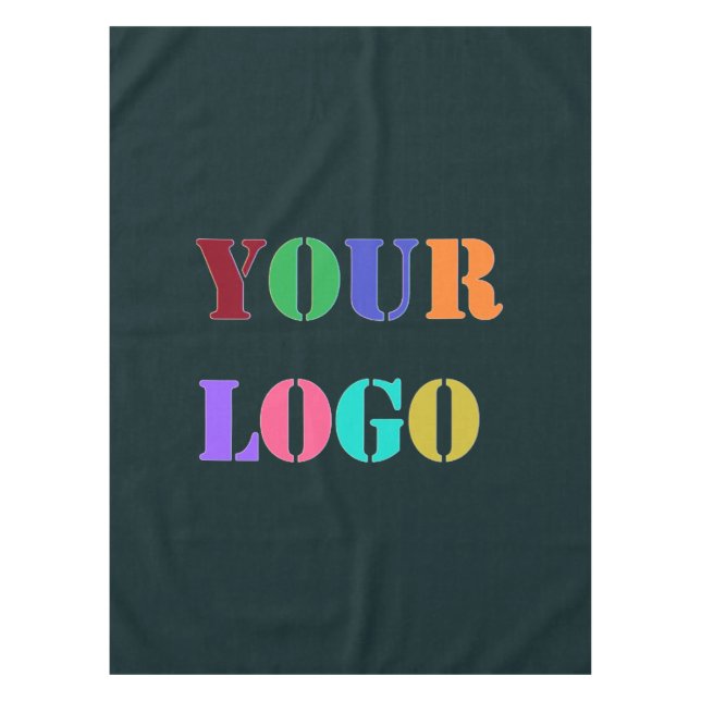 Custom Company Logo Tablecloth - Choose Colour (Front)