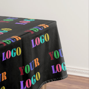 Custom Company Logo Tablecloth - Choose Colours