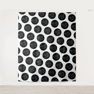 Custom Company Logo Tapestry