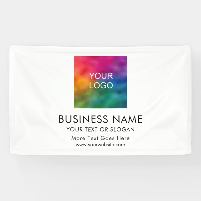 Custom Company Logo Template Modern Elegant Best Banner (Horizontal)
