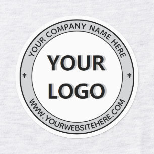 Custom Company Logo Text Business Labels Template