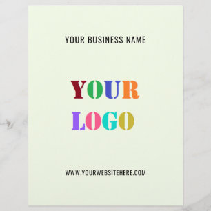 Custom Company Logo Text Business Promotion Flyer