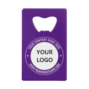 Custom Company Logo Text Credit Card Bottle Opener