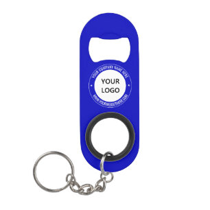 Custom Company Logo Text Keychain Bottle Opener