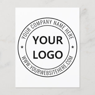 Custom Company Logo Text Promotion Business Flyers