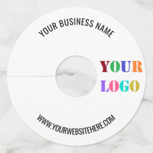 Custom Company Logo Text Promotion Wine Glass Tags