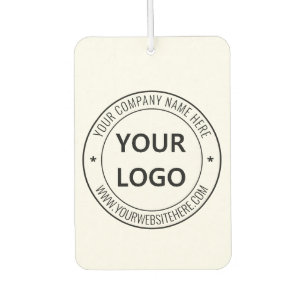 Custom Company Logo Text Promotional Air Freshener