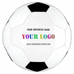 Custom Company Logo Text Promotional Soccer Ball