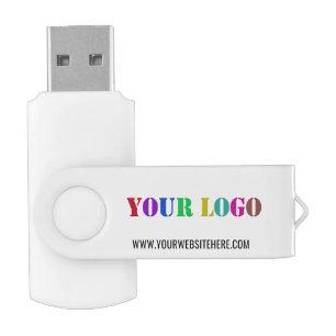 Custom Company Logo Text Your Business Flash Drive