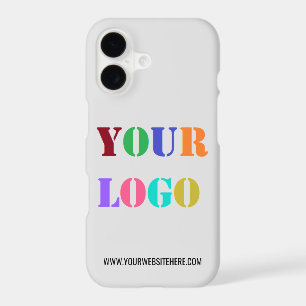 Custom Company Logo Website Business iPhone Case