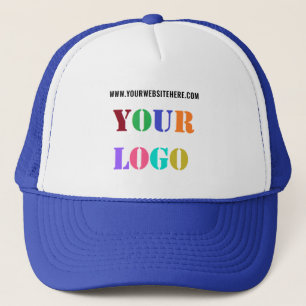 Custom Company Logo Website Business Trucker Hat