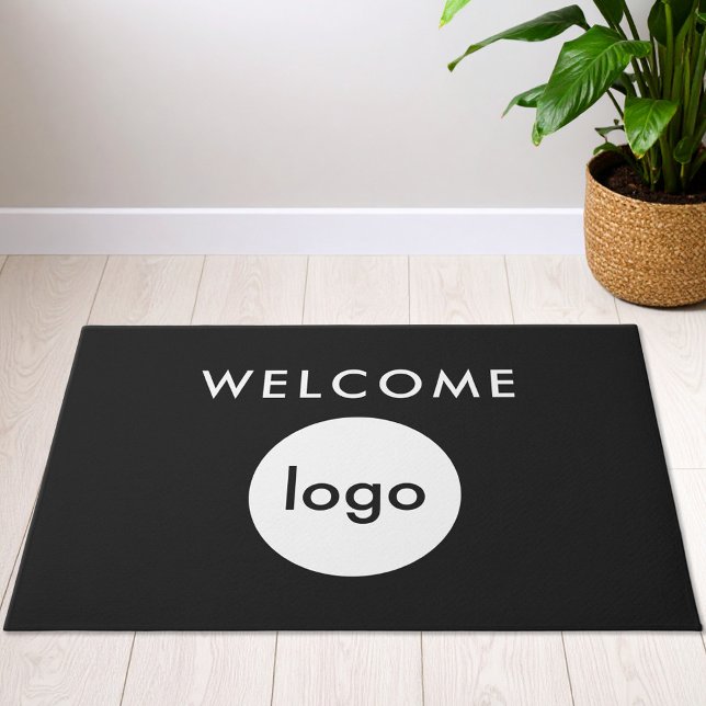 Custom Company Logo Welcome Business Doormat (Creator Uploaded)