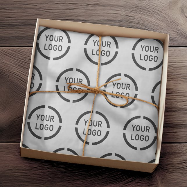 Custom company logo white branded tissue paper (Custom company logo white branded tissue paper)