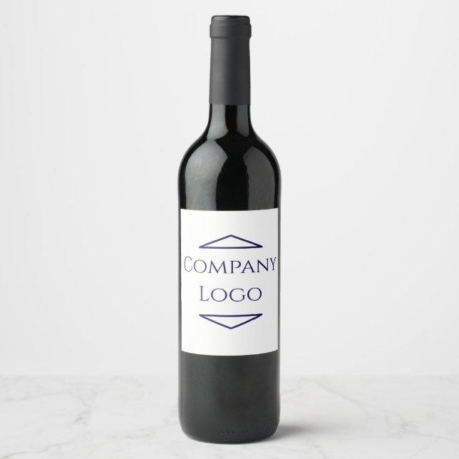 Custom Company Logo Wine Label – Corporate Gifting (Front)