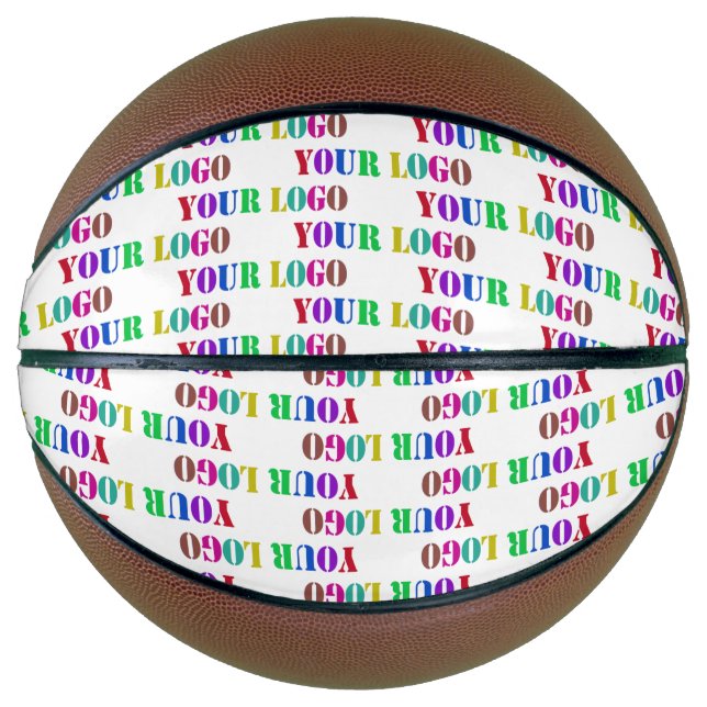 Custom Company Logo Your Business Basketball Gift (Front)