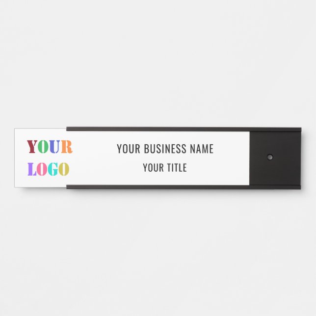 Custom Company Logo Your Business Door Sign (Front)
