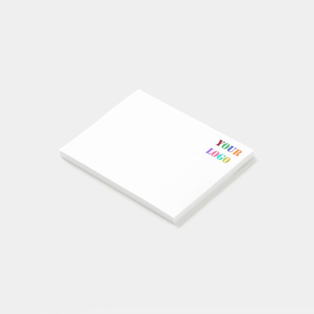 Custom Company Logo Your Business Post-it® Notes (Angled)