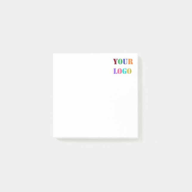 Custom Company Logo Your Business Post-it® Notes (Front)