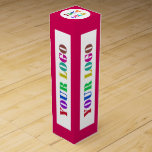 Custom Company Logo Your Business Wine Gift Boxes<br><div class="desc">Custom Colours - Wine Box with Your Company Logo Business Promotional Personalised Gift Boxes - Make Unique Your Own Design - Add Your Logo / Image or QR Code - Photo / or Text / more - Resize and move or remove and add elements / image with Customisation tool. Choose...</div>