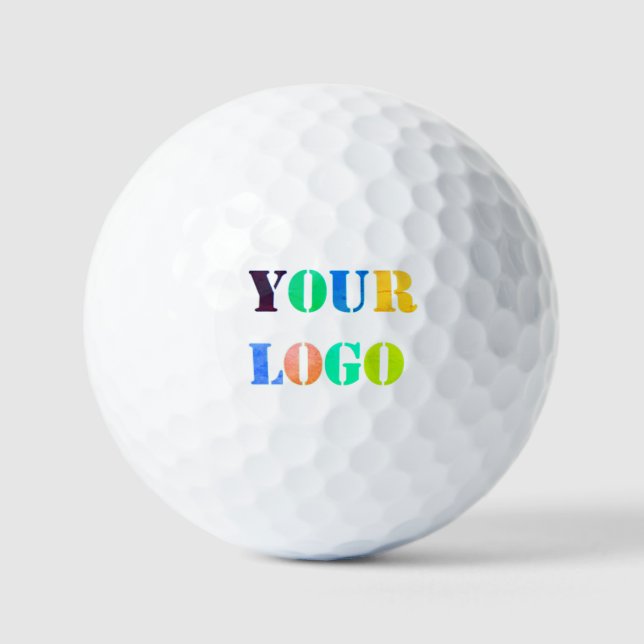 Custom Company Logo Your Stamp Golf Balls Gift (Front)