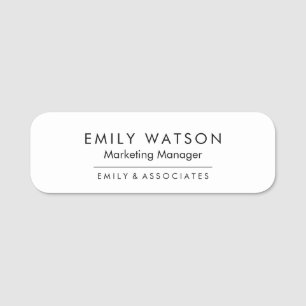 Custom Company Name Badge – Professional Staff ID 