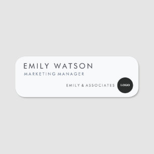 Custom Company Name Badge – Professional Staff ID 