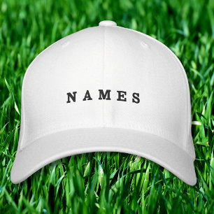 Custom Company Name Business Employee Staff Embroidered Hat