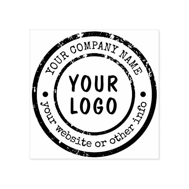 Custom Company Name Business Logo rubber stamp (Imprint)