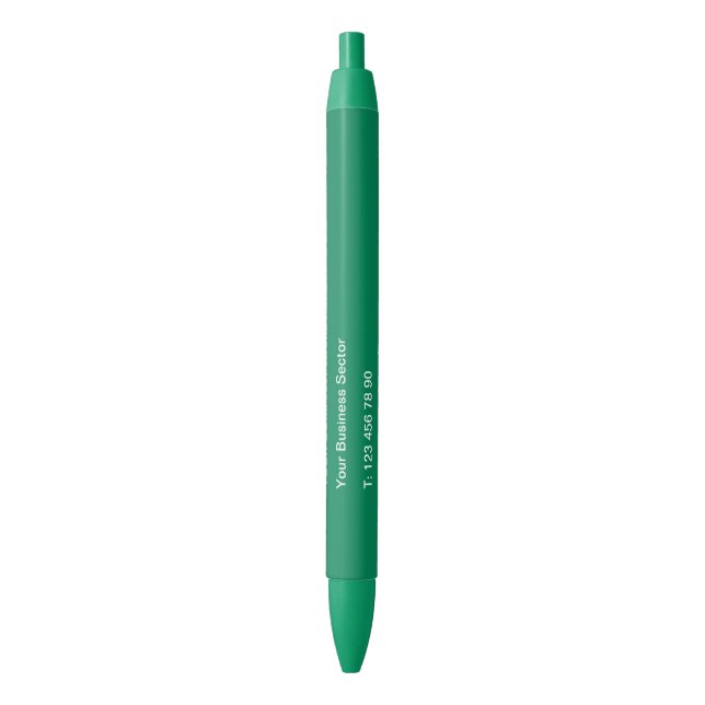Custom Company Name Info Business Promotional Pen (Front Vertical)