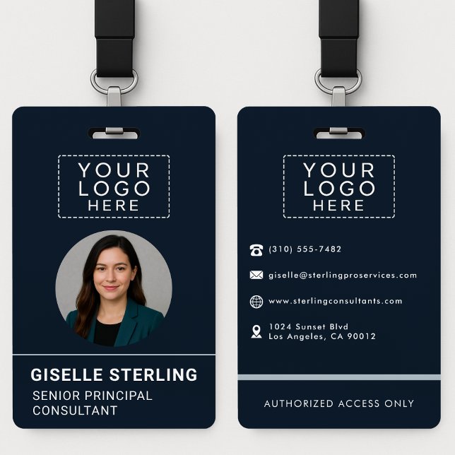 Custom Company Name Tag Photo ID Logo  Badge (Creator Uploaded)