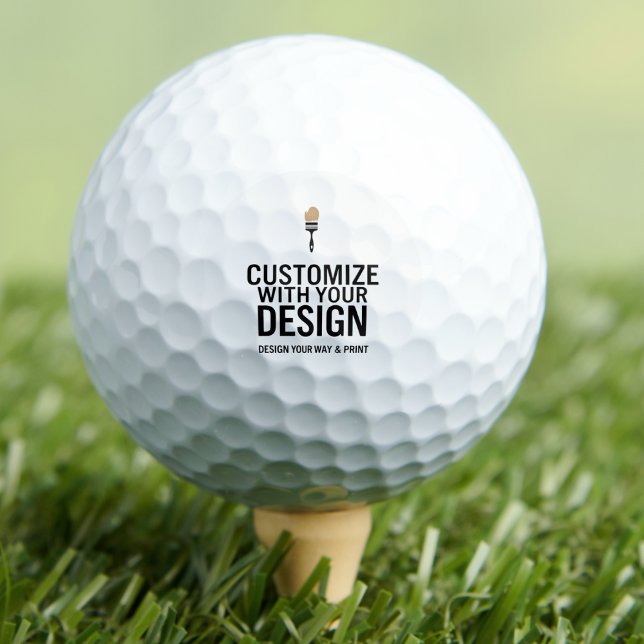 Custom Company Personalised Blank Branded Golf Balls (Creator Uploaded)