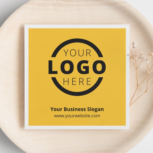 Custom Company Promotional Business Logo Branded Napkin (Creator Uploaded)