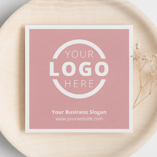 Custom Company Promotional Business Logo Branded Napkin